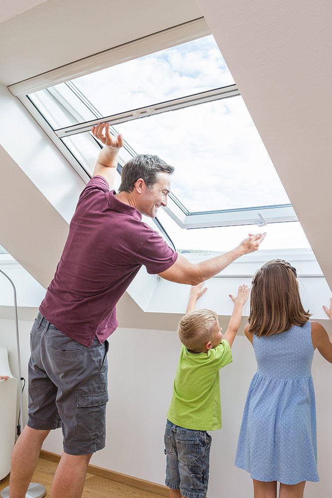 Fliegengitter für Dachfenster